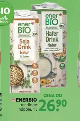 Rossmann Enerbio rostliné nápoje nabídka
