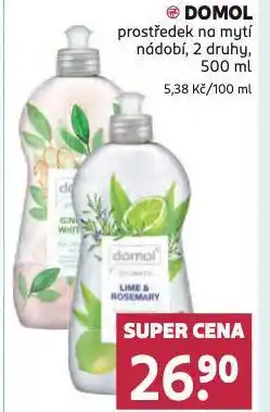 Rossmann Domol prostředek na mytí nádobí nabídka