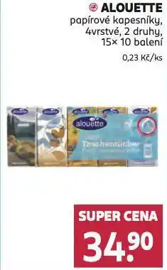 Rossmann Alouette papírové kapesníky nabídka