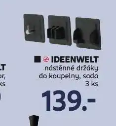 Rossmann Ideenwelt nástěnné držáky do koupelny nabídka