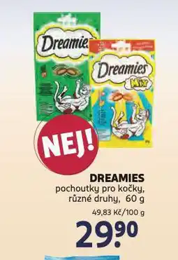 Rossmann Dreamies pochoutky pro kočky nabídka
