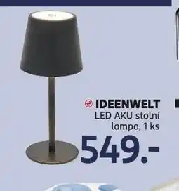 Rossmann Ideenwelt led aku stolní lampa nabídka