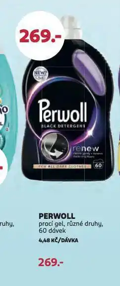Rossmann Perwoll prací gel nabídka