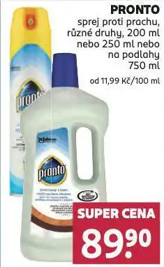 Rossmann Pronto sprej na podlahy nabídka