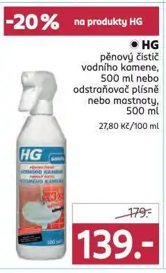Rossmann Hg pěnový čistič odstraňovač plísně nabídka