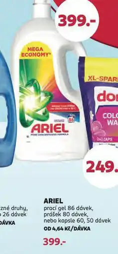 Rossmann Ariel prací gel nabídka