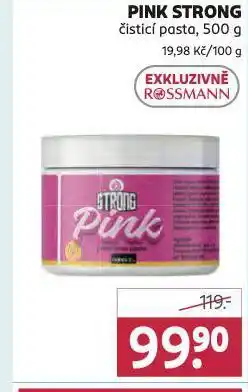 Rossmann Pink strong čistící pasta nabídka