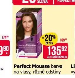 Teta Perfect mousse barva na vlasy nabídka
