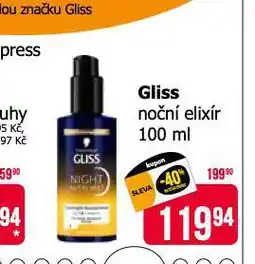 Teta Gliss noční elixír nabídka