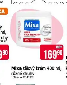 Teta Mixa tělový krém nabídka