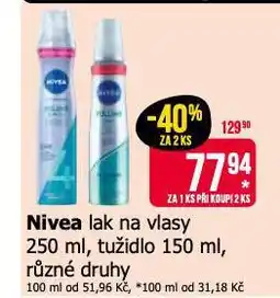 Teta Nivea pěnové tužidlo nabídka