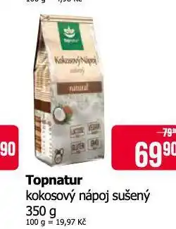 Teta Topantur kokosový nápoj nabídka