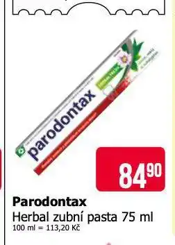Teta Parodontax zubní pasta nabídka