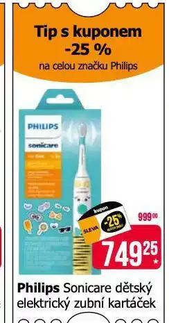Teta Philips sonicare dětský elektrický zubní kartáček nabídka