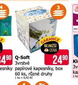 Teta Q-soft papírové kapesníky nabídka