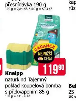 Teta Kneipp tajemný poklad koupelová bomba s překvapením nabídka