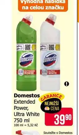 Teta Domestos wc čistič nabídka