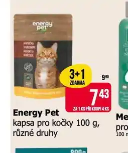 Teta Energy pet kapsa pro kočky nabídka