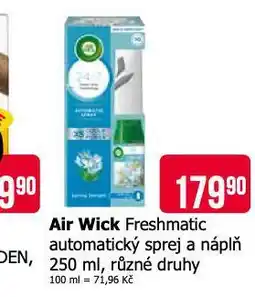 Teta Airwick automatický osvěžovač vzduchu nabídka