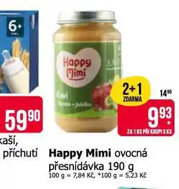 Teta Happy mini ovocná přesnídávka nabídka