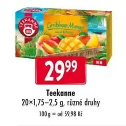 Qanto Teekanne nabídka