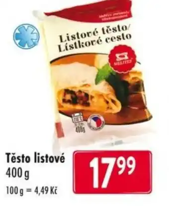 Qanto Těsto listové nabídka