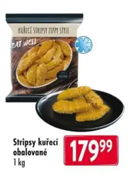 Qanto Stripsy kuřecí obalované nabídka