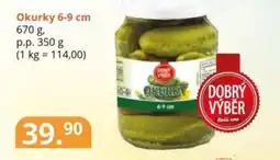 Potraviny CZ Okurky 6-9 cm nabídka