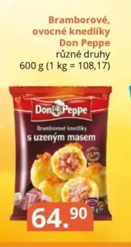 Potraviny CZ Bramborové, ovocné knedlíky Don Peppe nabídka