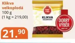 Potraviny CZ Klikva velkoplodá nabídka