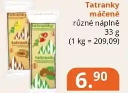 Potraviny CZ Tatranky máčené nabídka