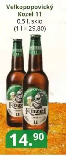 Potraviny CZ Velkopopovický Kozel 11 nabídka