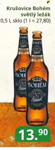 Potraviny CZ Krušovice Bohém světlý ležák nabídka