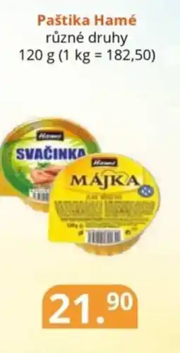 Potraviny CZ Paštika Hamé nabídka