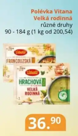 Potraviny CZ Polévka Vitana Velká rodinná nabídka