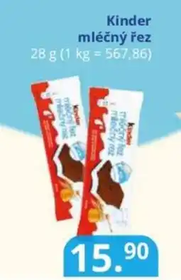 Potraviny CZ Kinder mléčný řez nabídka