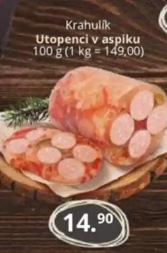 Potraviny CZ Krahulik Utopenci v aspiku nabídka