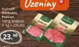 Potraviny CZ Krahulik Herkules, Poličan nabídka