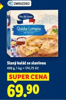 Lidl Slaný koláč se slaninou nabídka