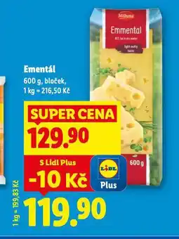 Lidl Ementál nabídka