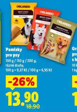 Lidl Pamlsky pro psy nabídka