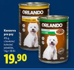Lidl Konzerva pro psy nabídka