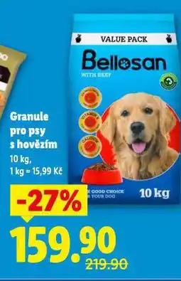 Lidl Granule pro psy s hovězím nabídka