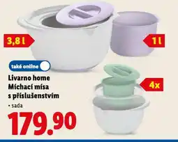 Lidl Livarno home míchací mísa s příslušenstvím nabídka