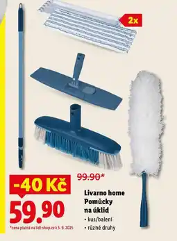 Lidl Livarno home pomůčky na úklid nabídka