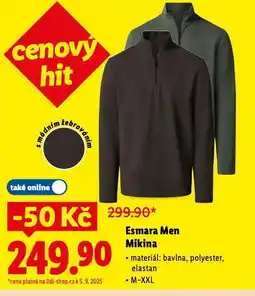 Lidl Esmara men mikina nabídka