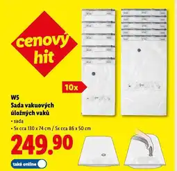Lidl W5 sada vakuových úložných vaků nabídka