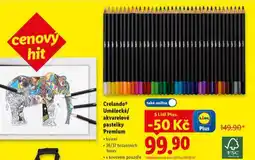 Lidl Cralando umělecké / akvarelové pastelky premium nabídka