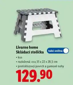 Lidl Livarno home skládací stolička nabídka