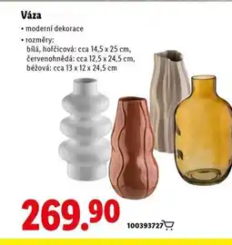 Lidl Váza nabídka